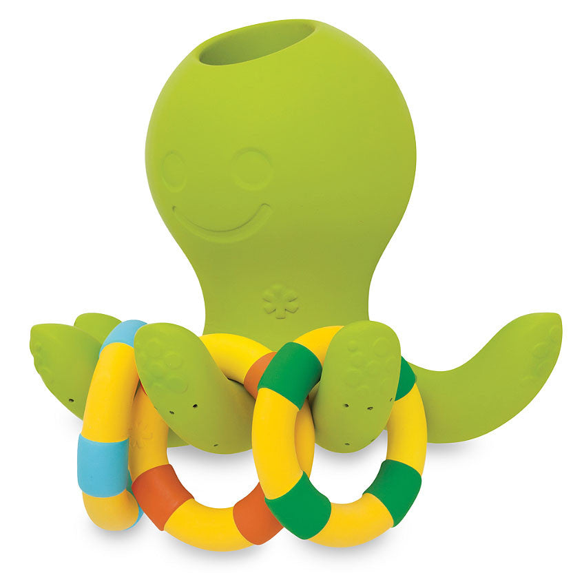 Green Octopus Rings Bath Toy