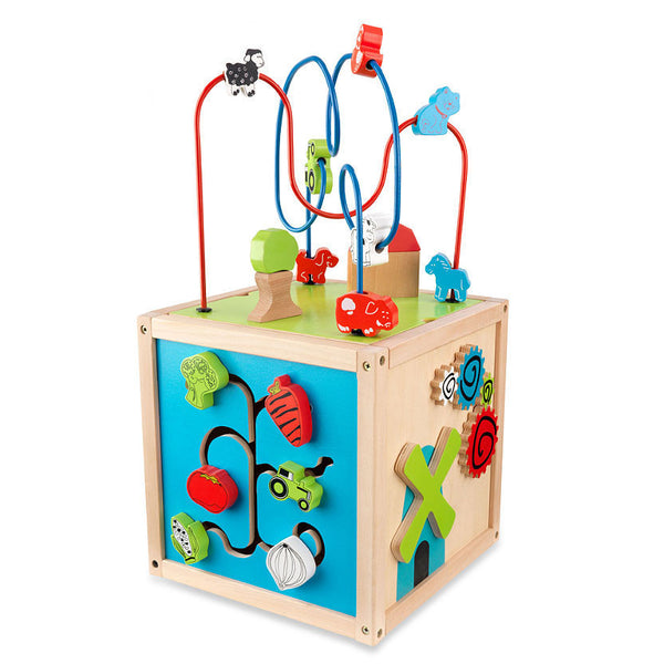 Round and Swirley Bead Maze